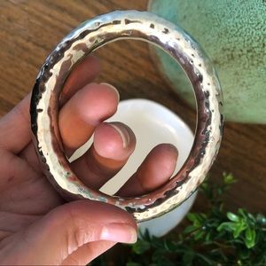 Silpada Silver Hammered Bracelet